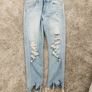 Distressed Express Jeans